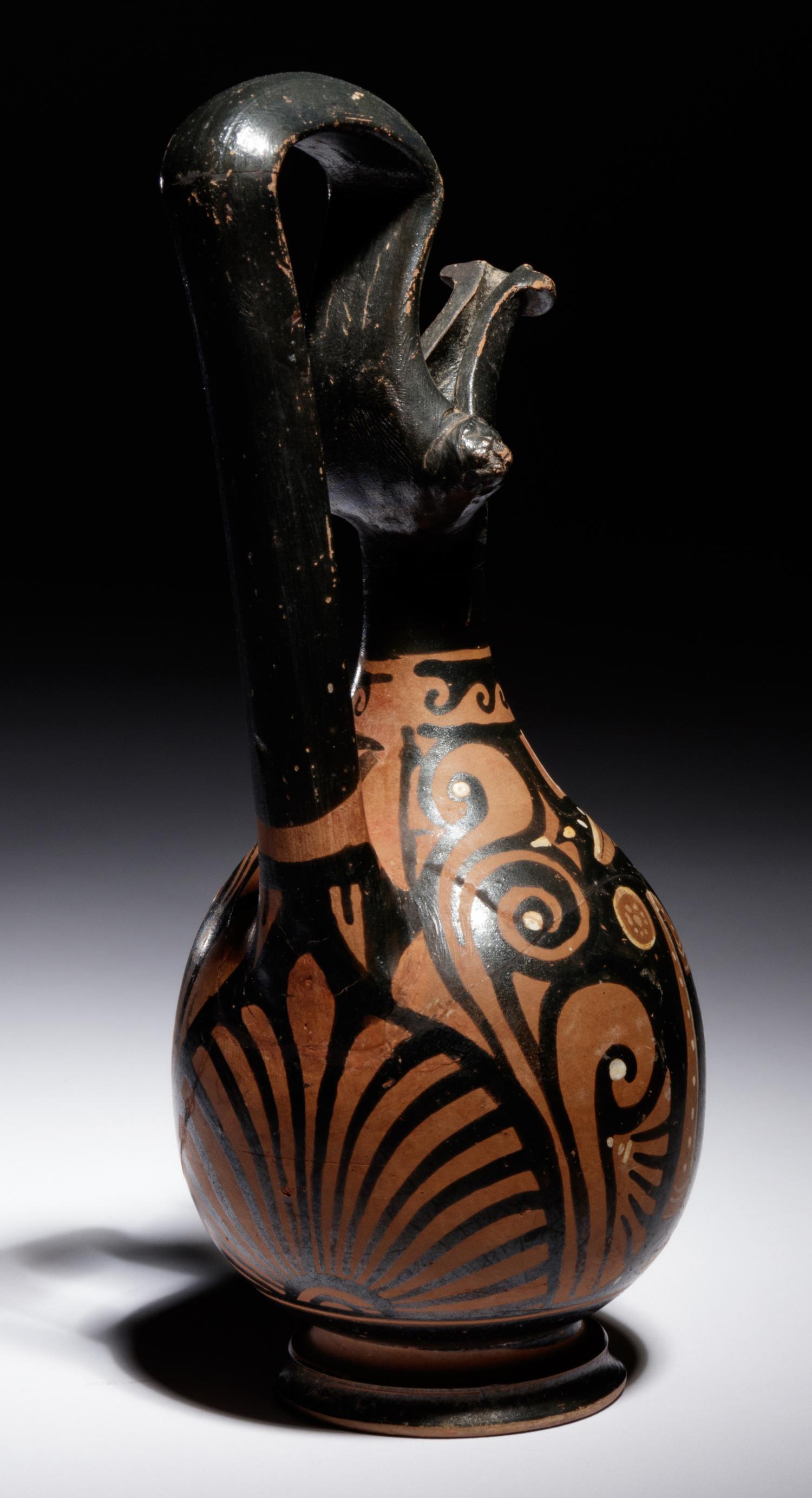 An Apulian Red-Figured Prochous with Eros