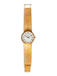 A 14 Karat Yellow Gold Wristwatch, Concord,