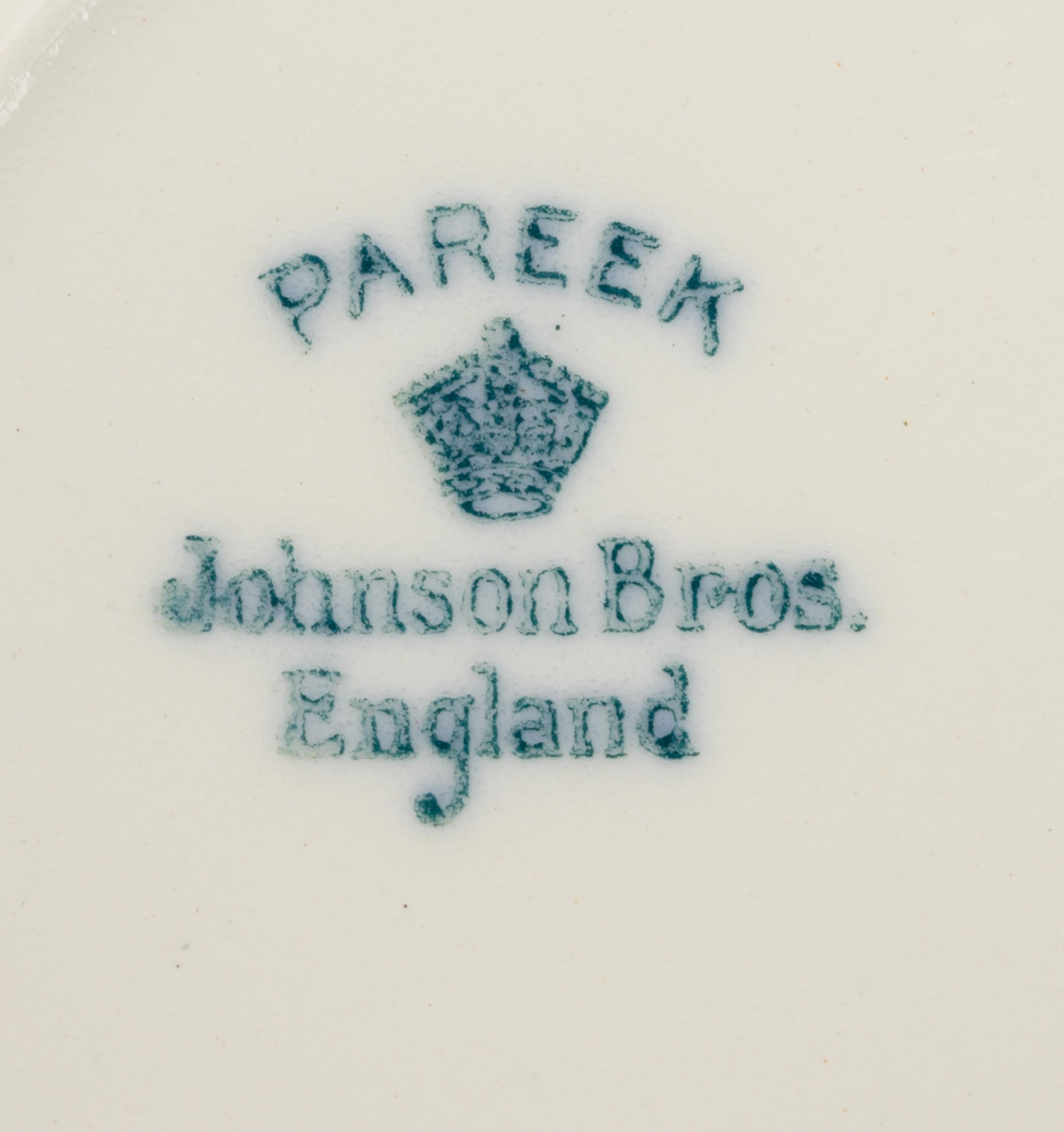 An English Porcelain Dinner Service