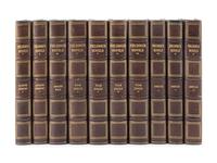 [BINDINGS] -- [LITERATURE]. A group of 6 works related primarily to literature, comprising: