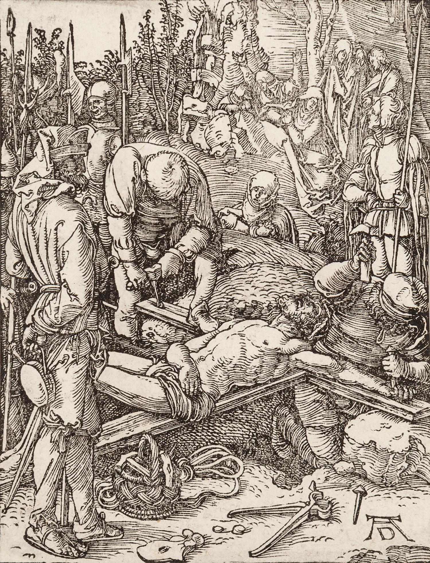 Christ Nailed to the Cross (from The Small Passion ), ca. 1509-1511