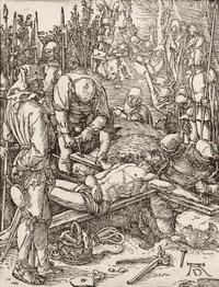 Christ Nailed to the Cross (from The Small Passion ), ca. 1509-1511
