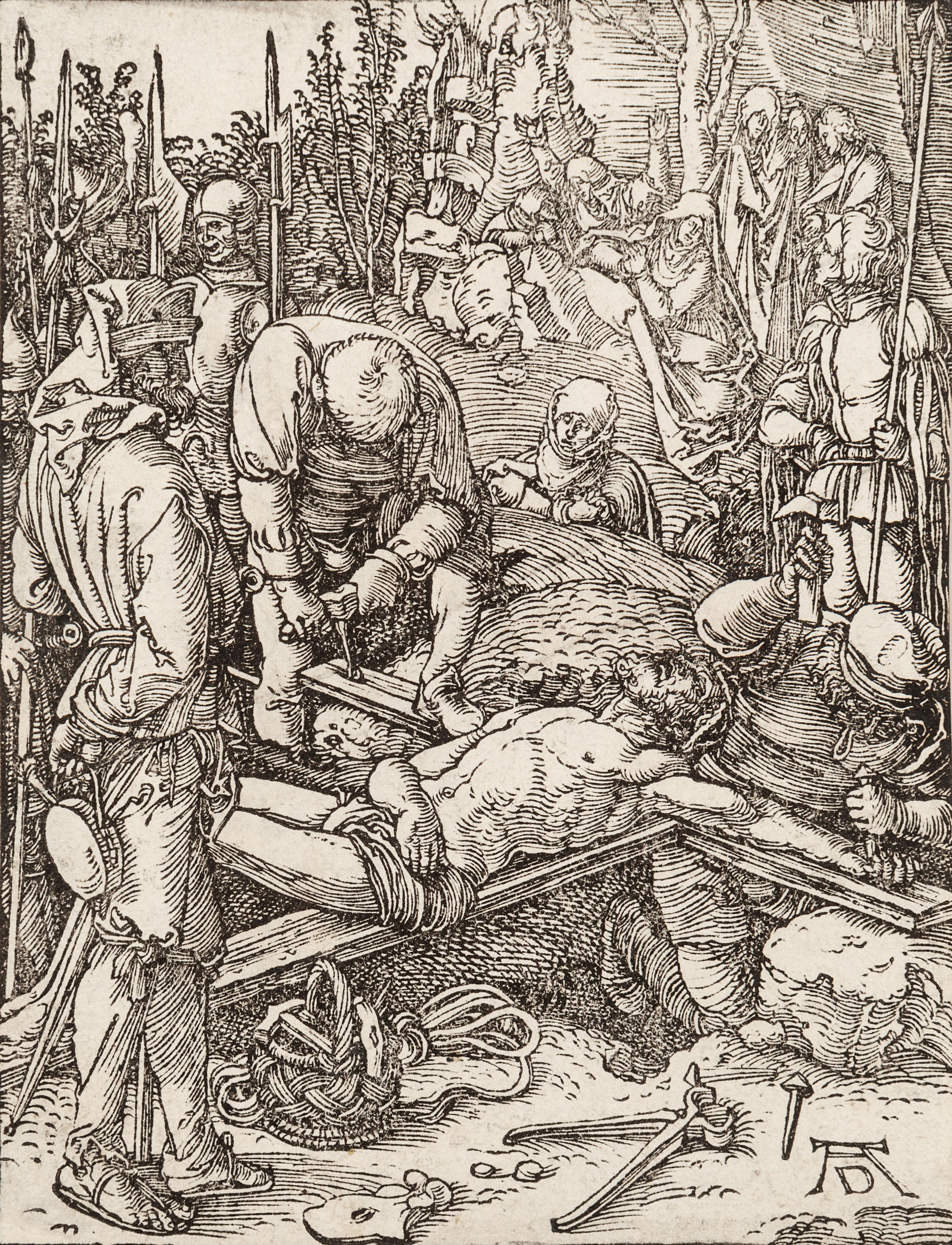 Christ Nailed to the Cross (from The Small Passion ), ca. 1509-1511