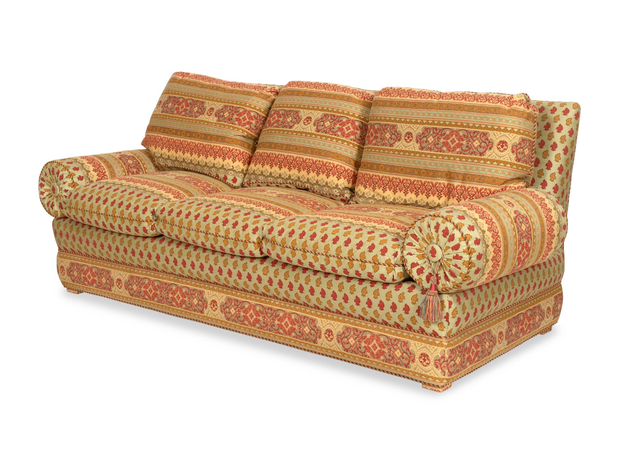 A Custom Three-Cushion Sofa