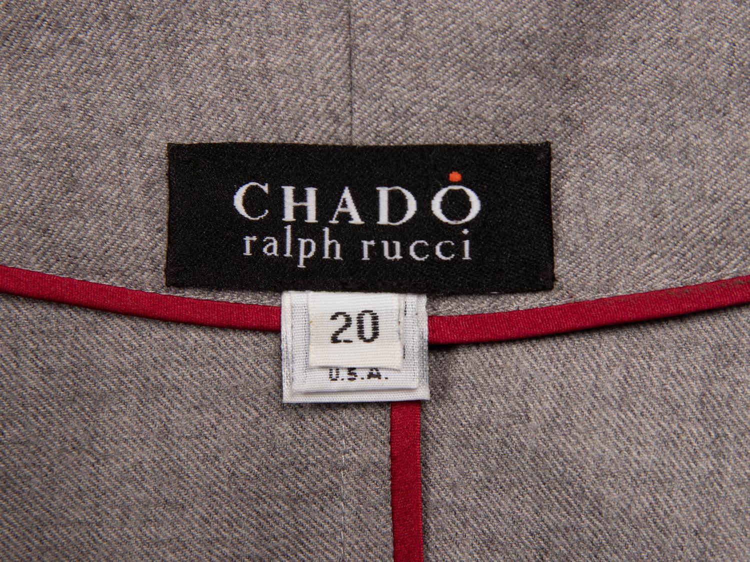 Ralph Rucci Chado, Cashmere Flannel Overshirt
