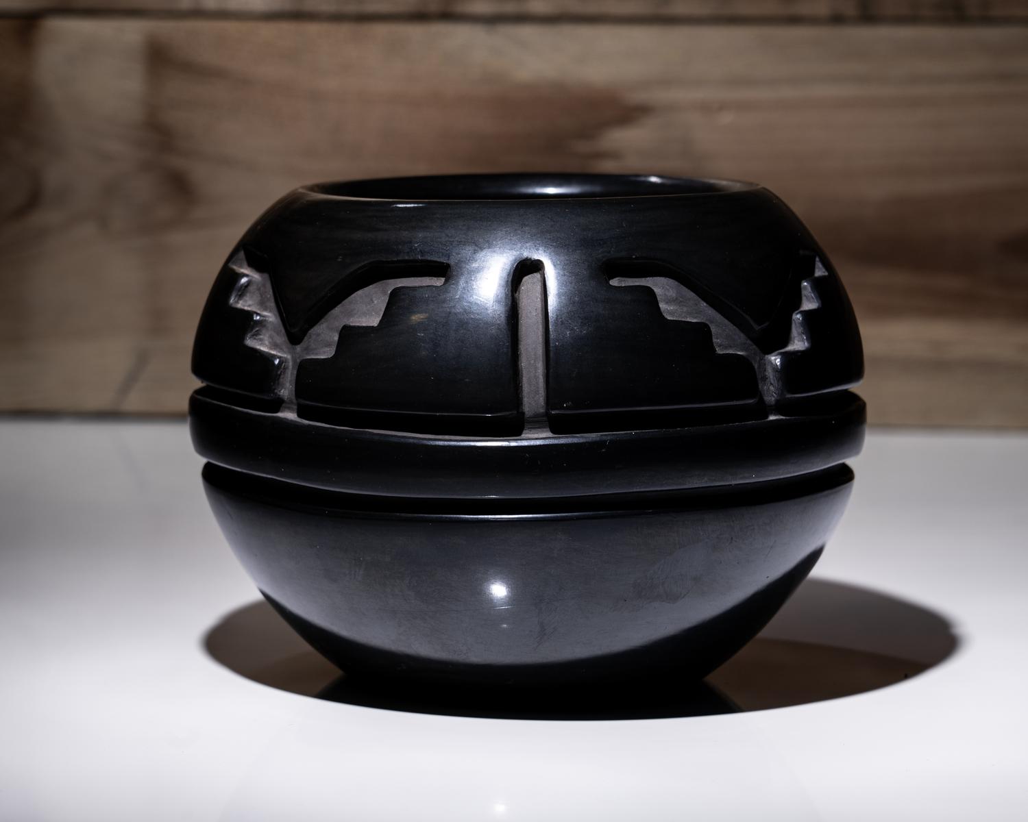 Blackware Pottery Jar