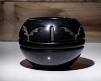 Blackware Pottery Jar