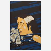 Alex Katz (American, b. 1927) Olympic Swimmer
