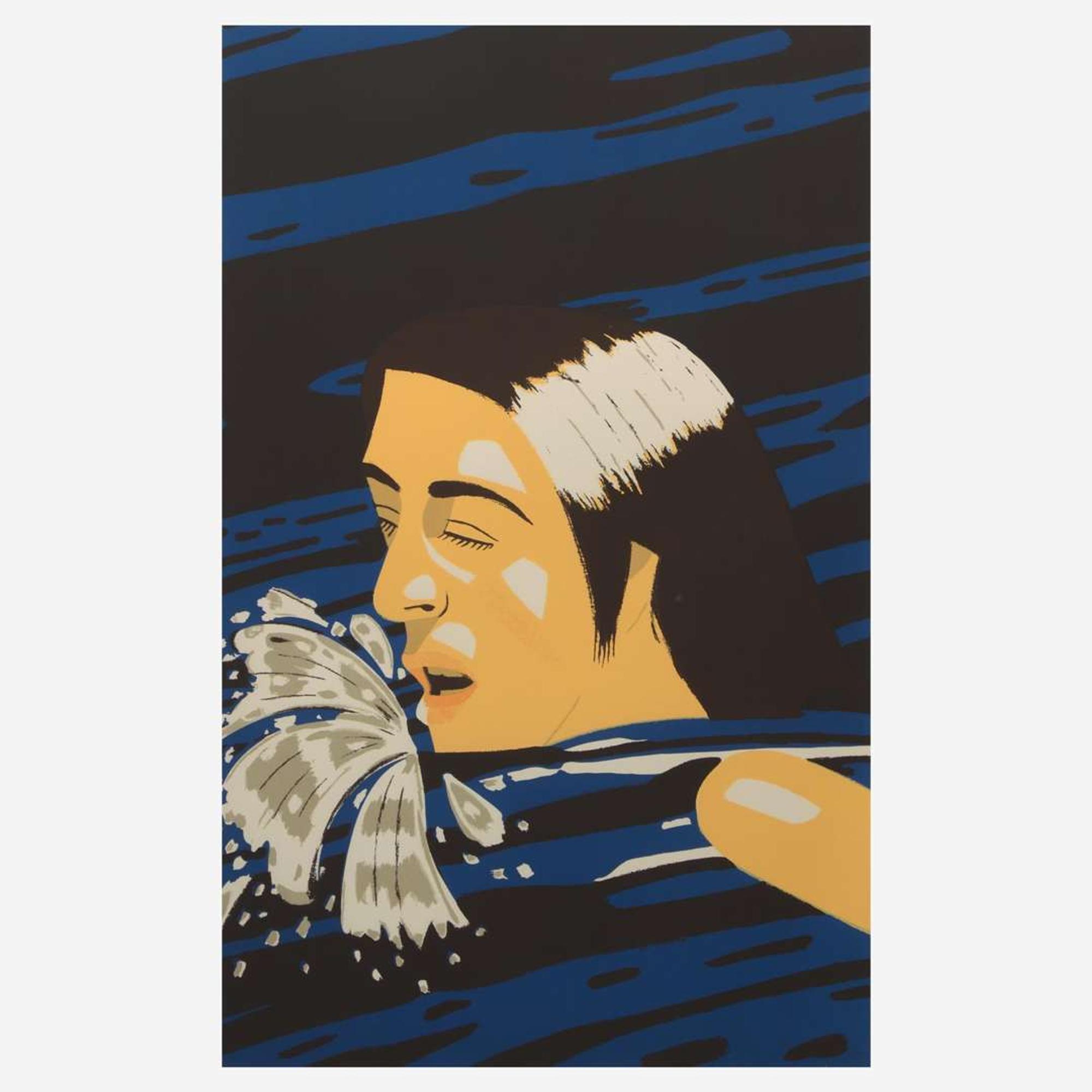 Alex Katz (American, b. 1927) Olympic Swimmer