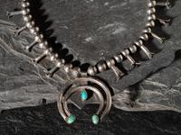 Navajo Child's Squash Blossom Necklace