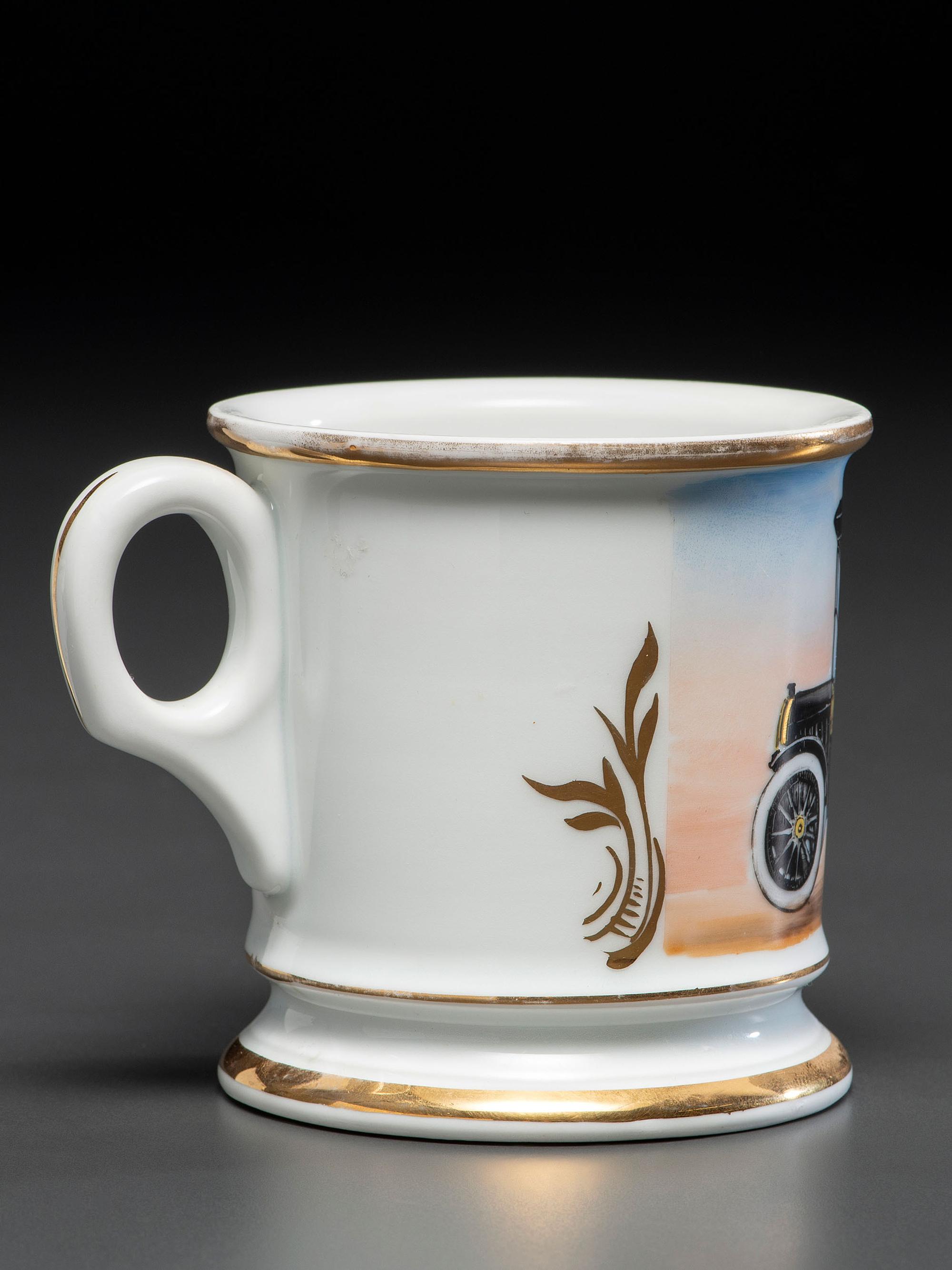 A Postman's Porcelain Occupational Shaving Mug