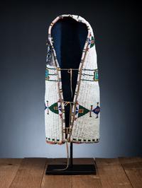Sioux Beaded Hide Cradle