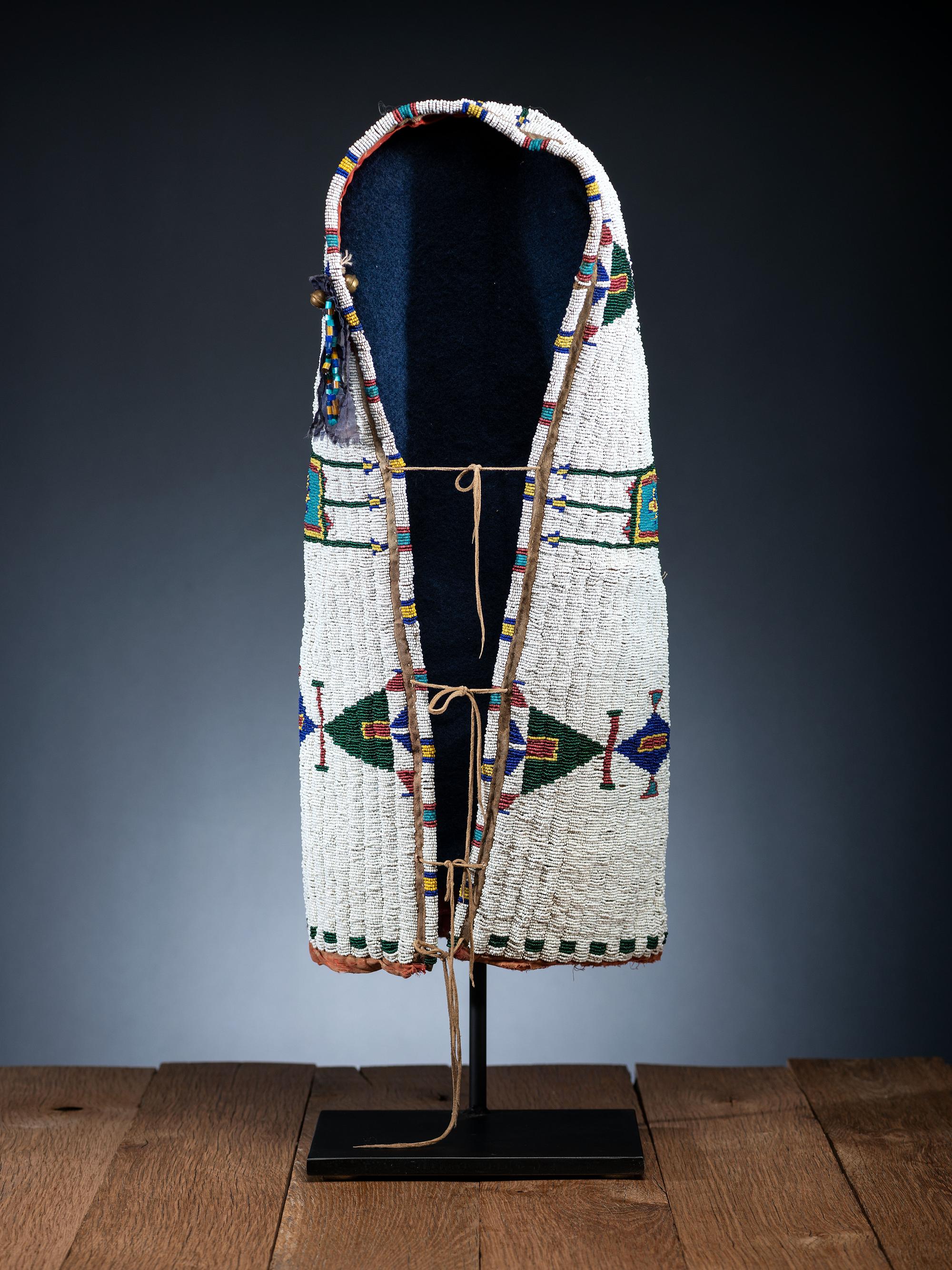 Sioux Beaded Hide Cradle