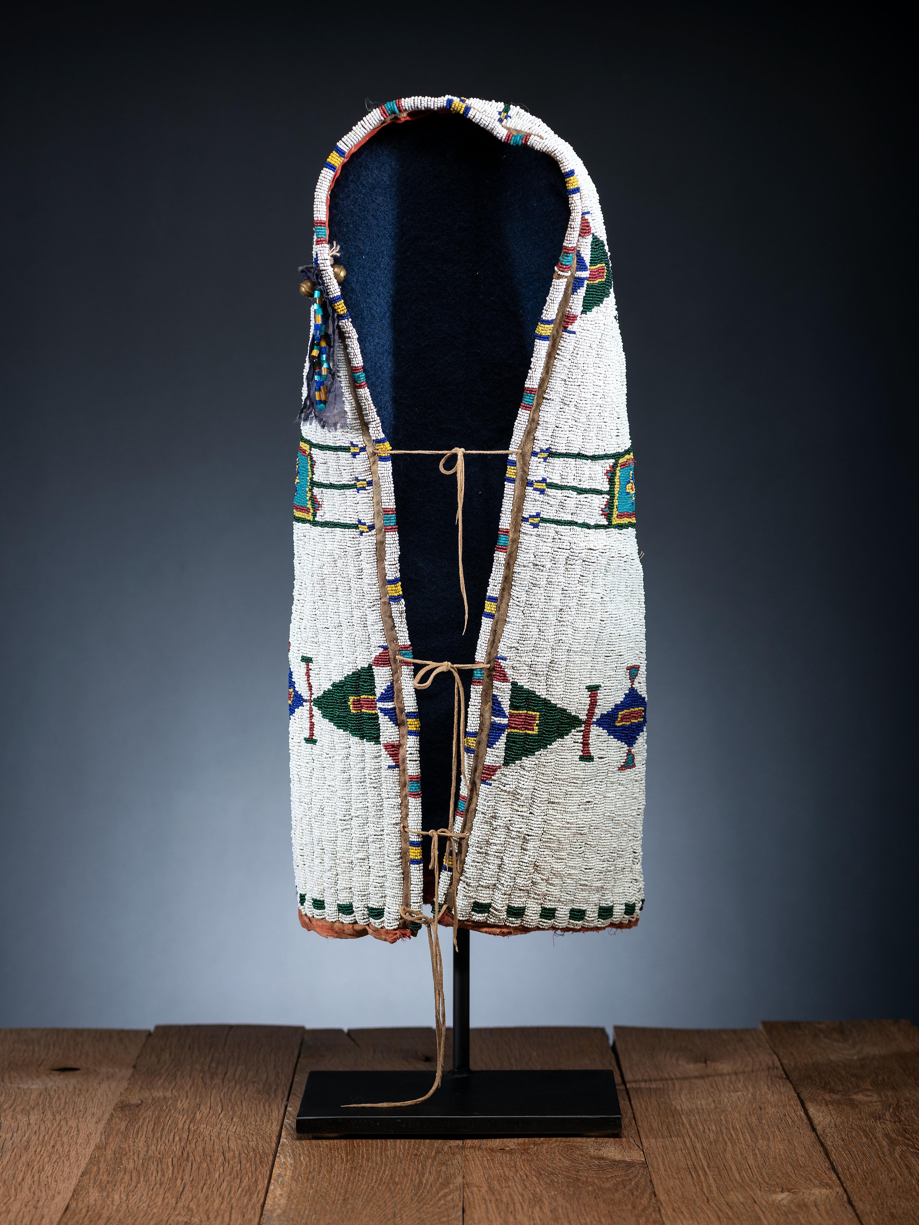 Sioux Beaded Hide Cradle