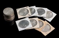 A Group of 20 United States Peace Silver Dollar Coins