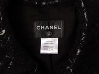 EXCEPTIONAL CHANEL, BLACK LAMÉ TWEED JACKET