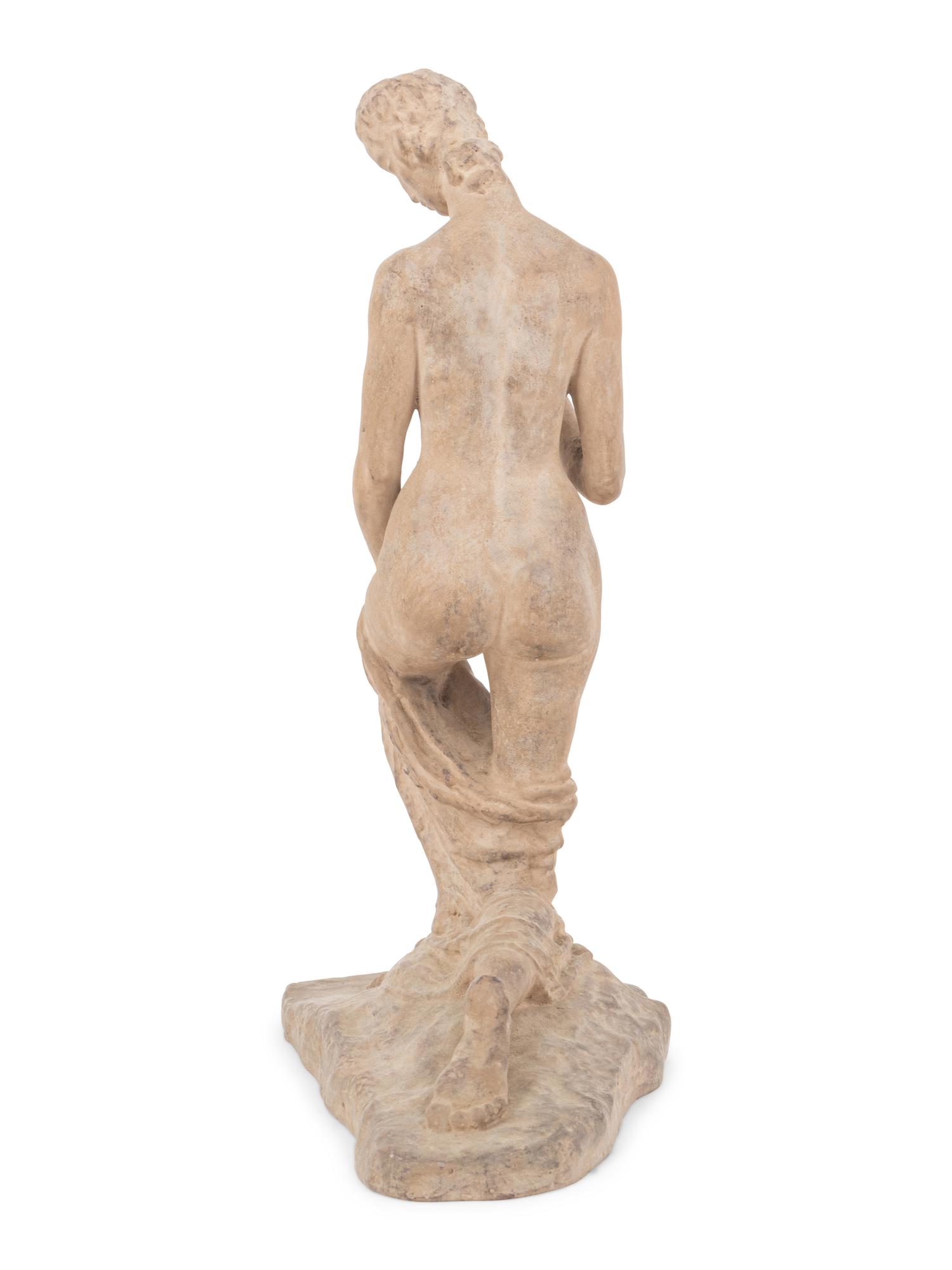 A Terra Cotta Figure of a Nude