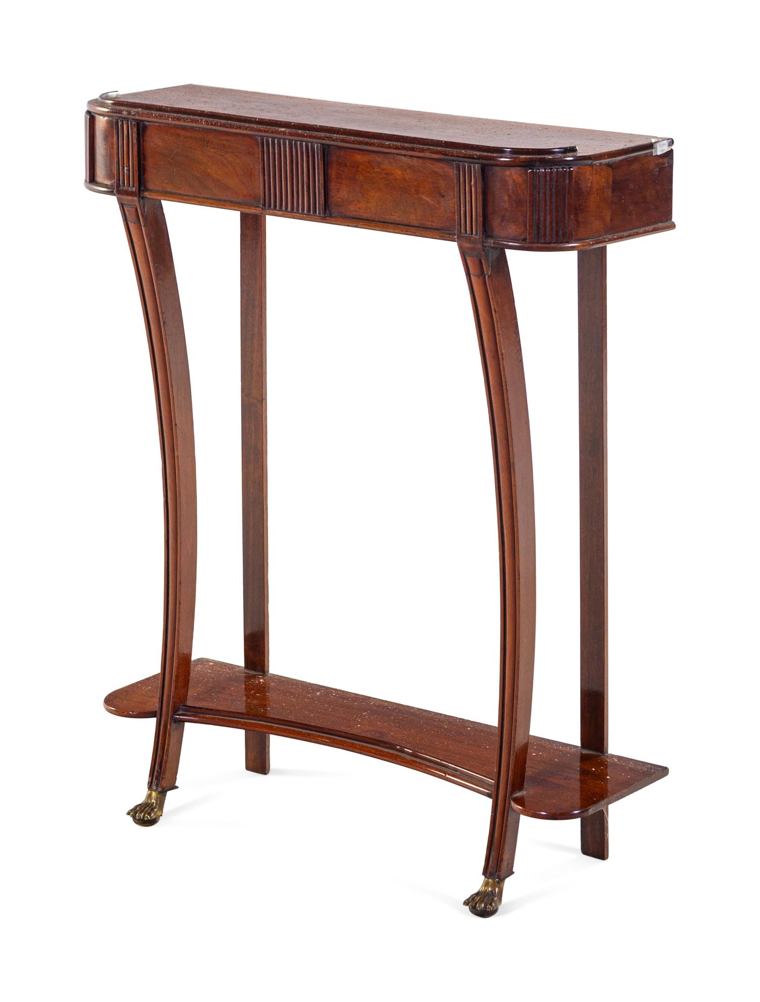 A French Mahogany Console Table
