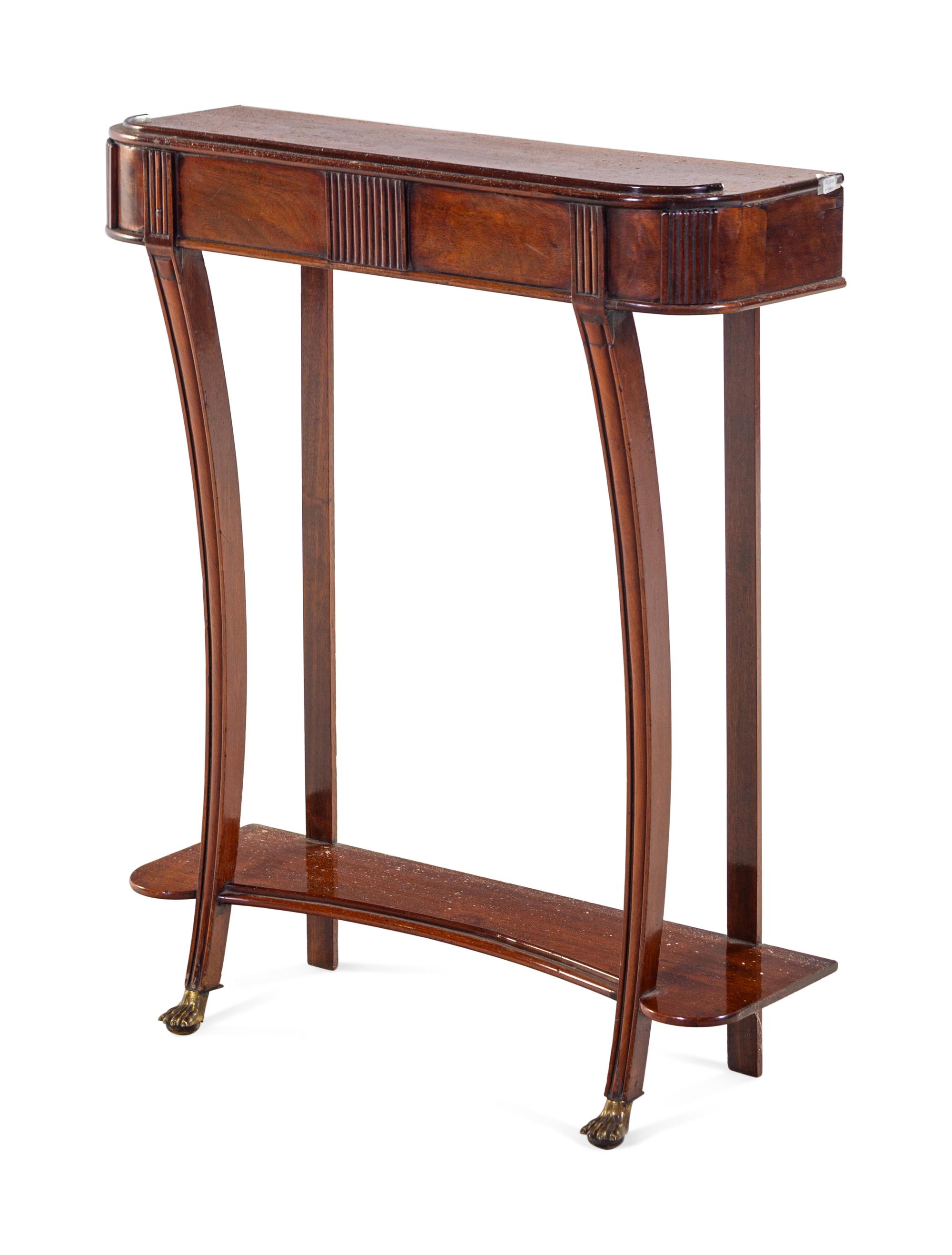 A French Mahogany Console Table