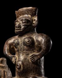 A Guanacaste Seated Female Figure