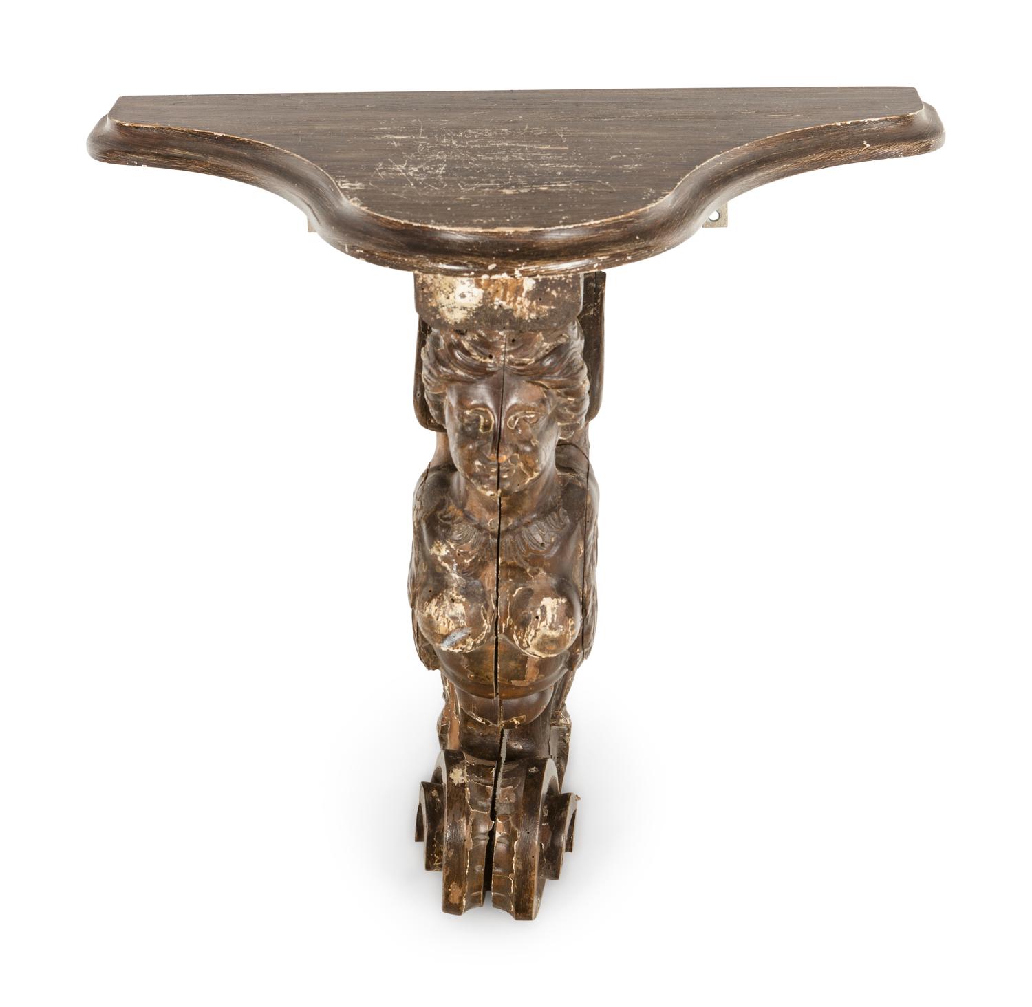 A Continental Painted Console Table