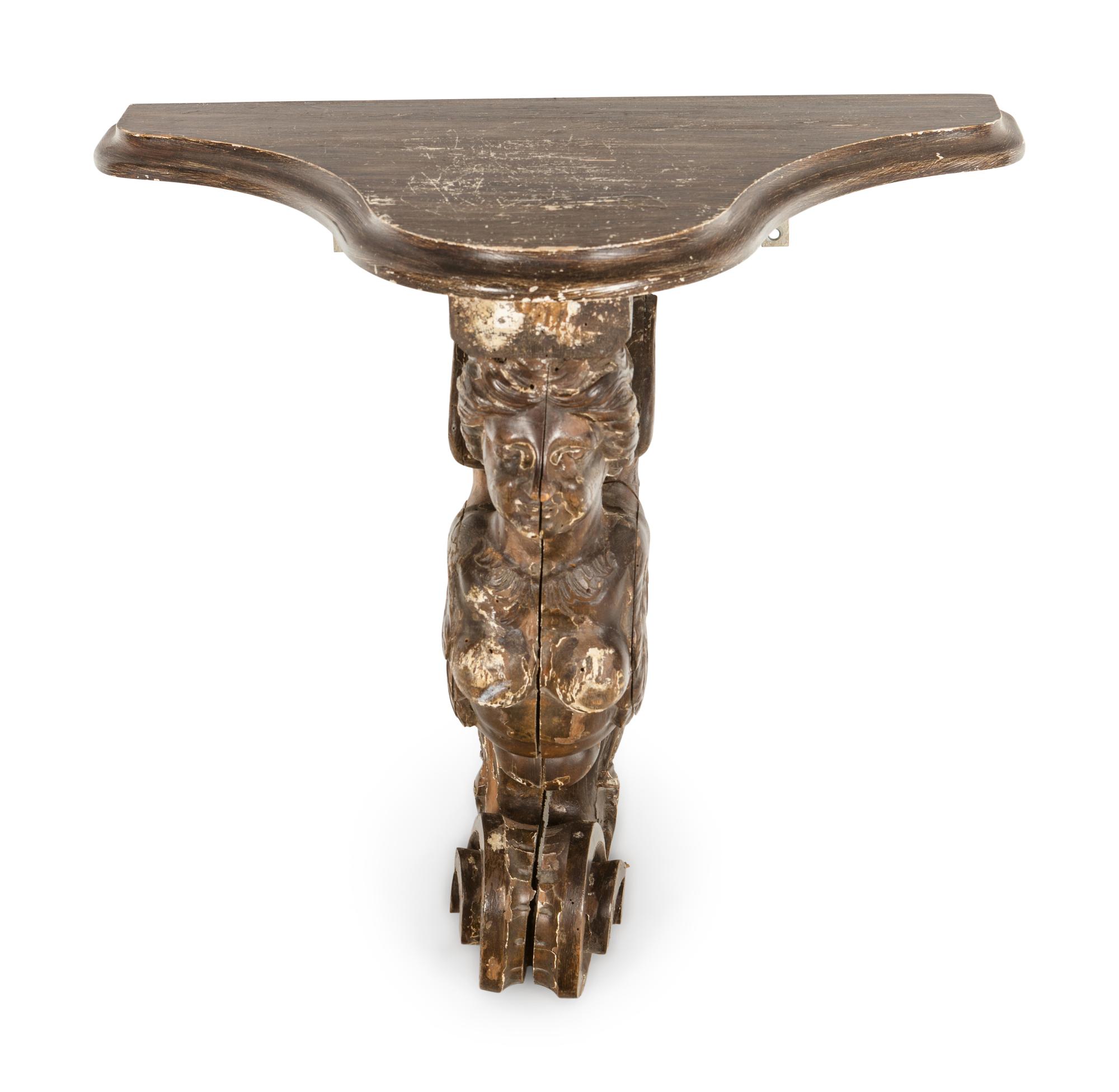 A Continental Painted Console Table