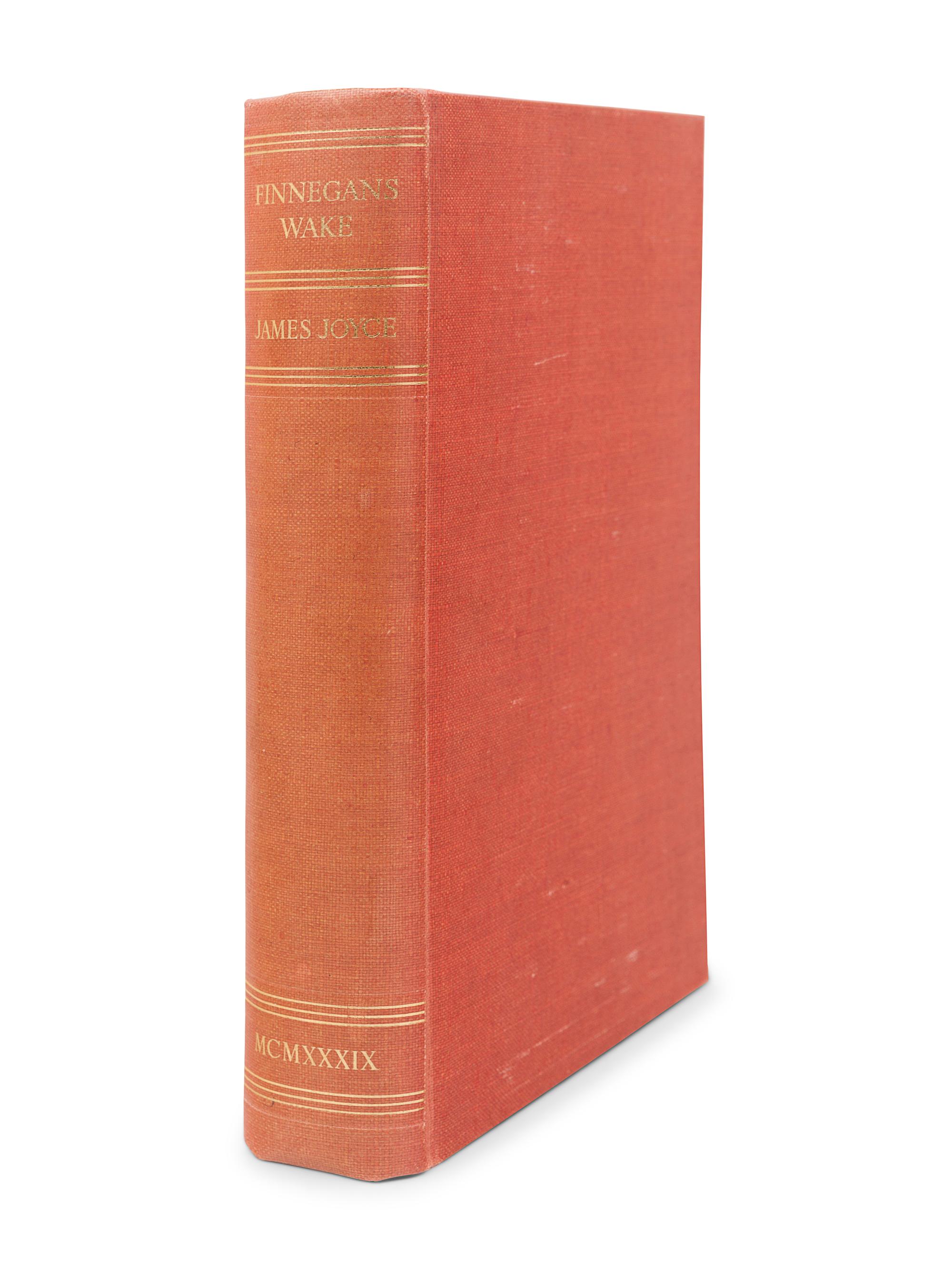 JOYCE, James (1882-1941). Finnegans Wake. London: Faber, 1939 .