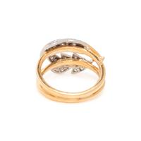 TIFFANY & CO., SCHLUMBERGER, DIAMOND 'TWO LEAVES' RING