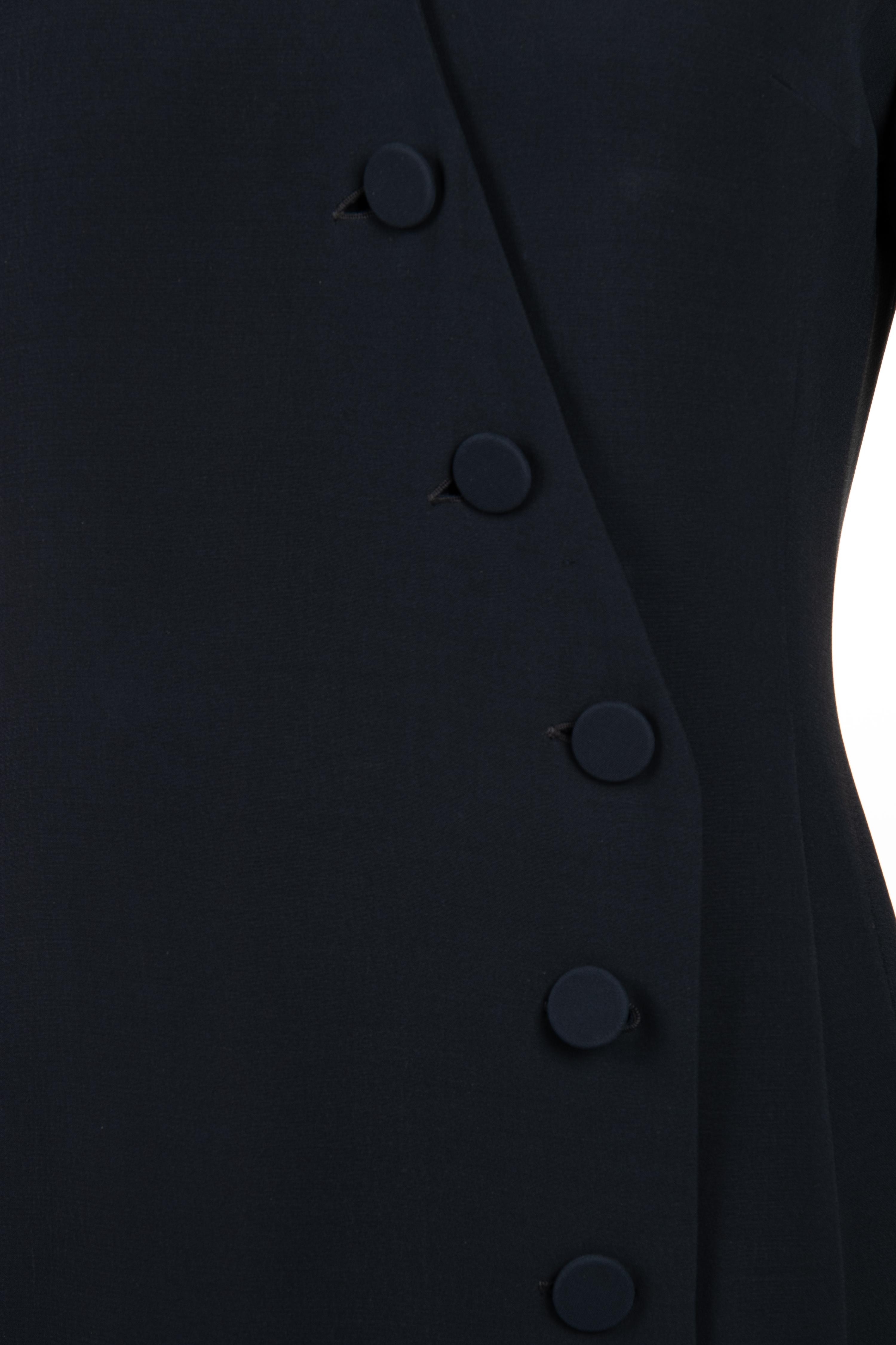 Christian Dior Silk Crepe Button Down Dress