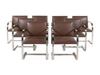 Set of Eight Brno Chairs Knoll, USA