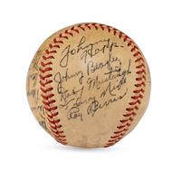 A 1947 Boston Braves Team Signed Autograph Baseball