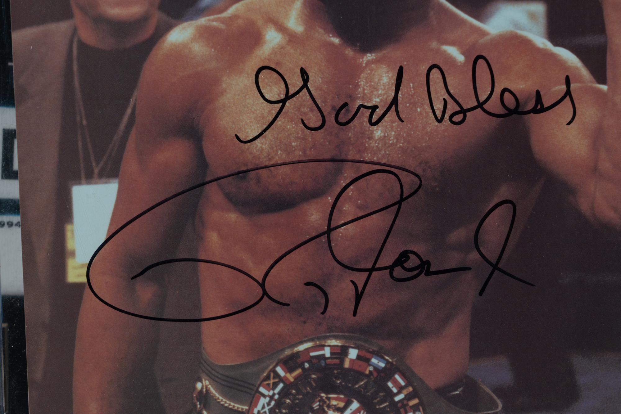 A Group of Signed Autograph Boxing Items Including Muhammad Ali Signed Glove