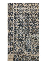 Two Cotton and Wool Jacquard Coverlets