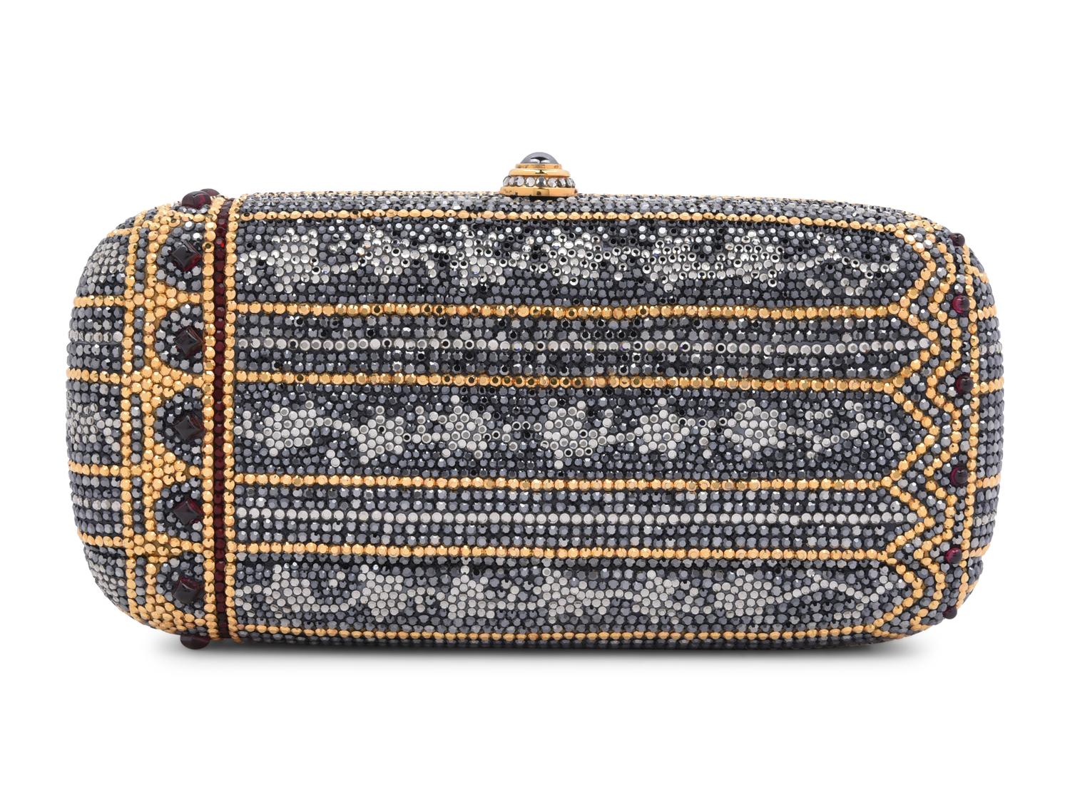 Judith Leiber Art Deco Inspired Oblong Minaudière