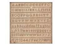 Six Needlework Embroidered Schoolgirl's Samplers