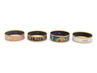 Four Hermès Bangle Bracelets