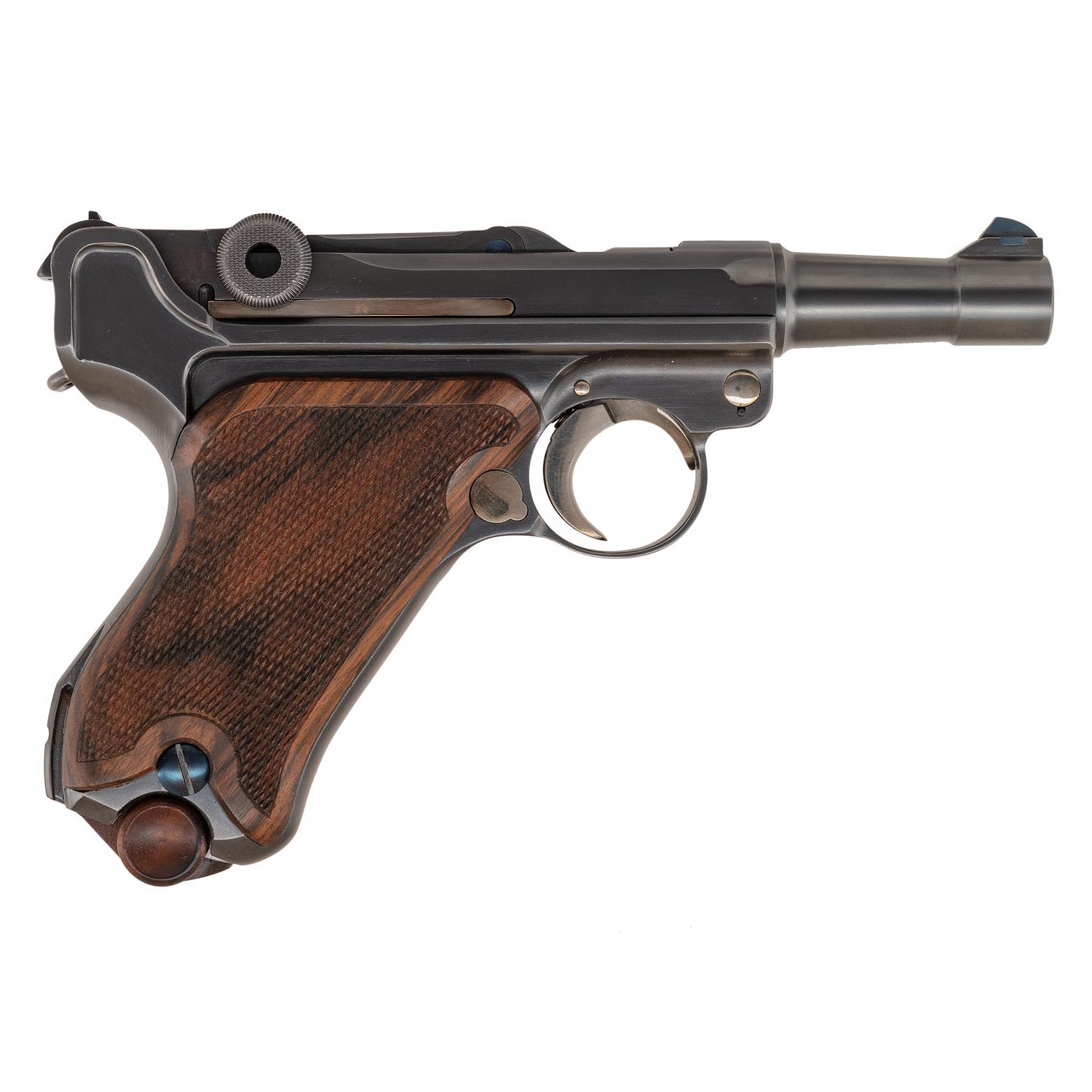 *John Martz Custom Baby Luger .45 with Two Magazines