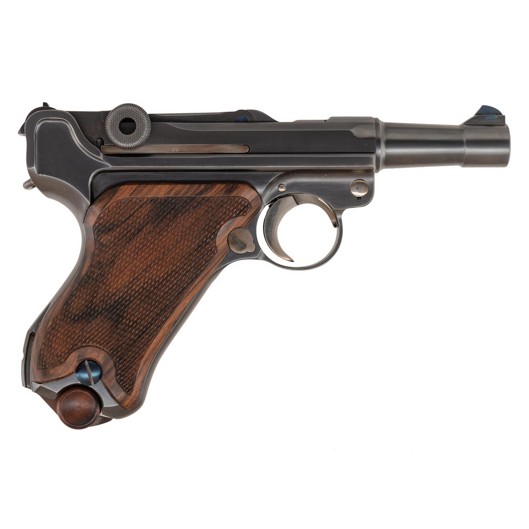 *John Martz Custom Baby Luger .45 with Two Magazines