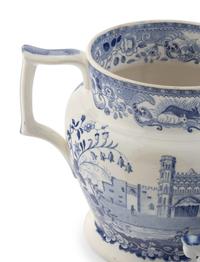 An Assembled Group of Blue and White Porcelain Transfer-Ware Articles
