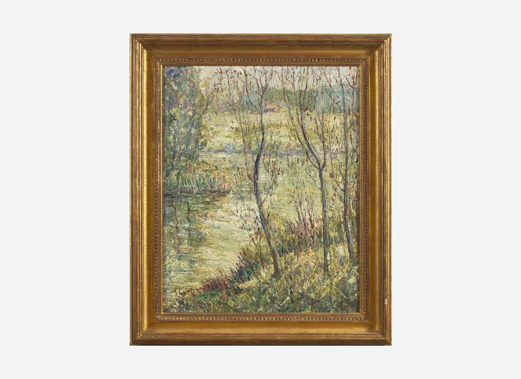 Ernest Lawson (American/Canadian, 1873–1939) - By the River