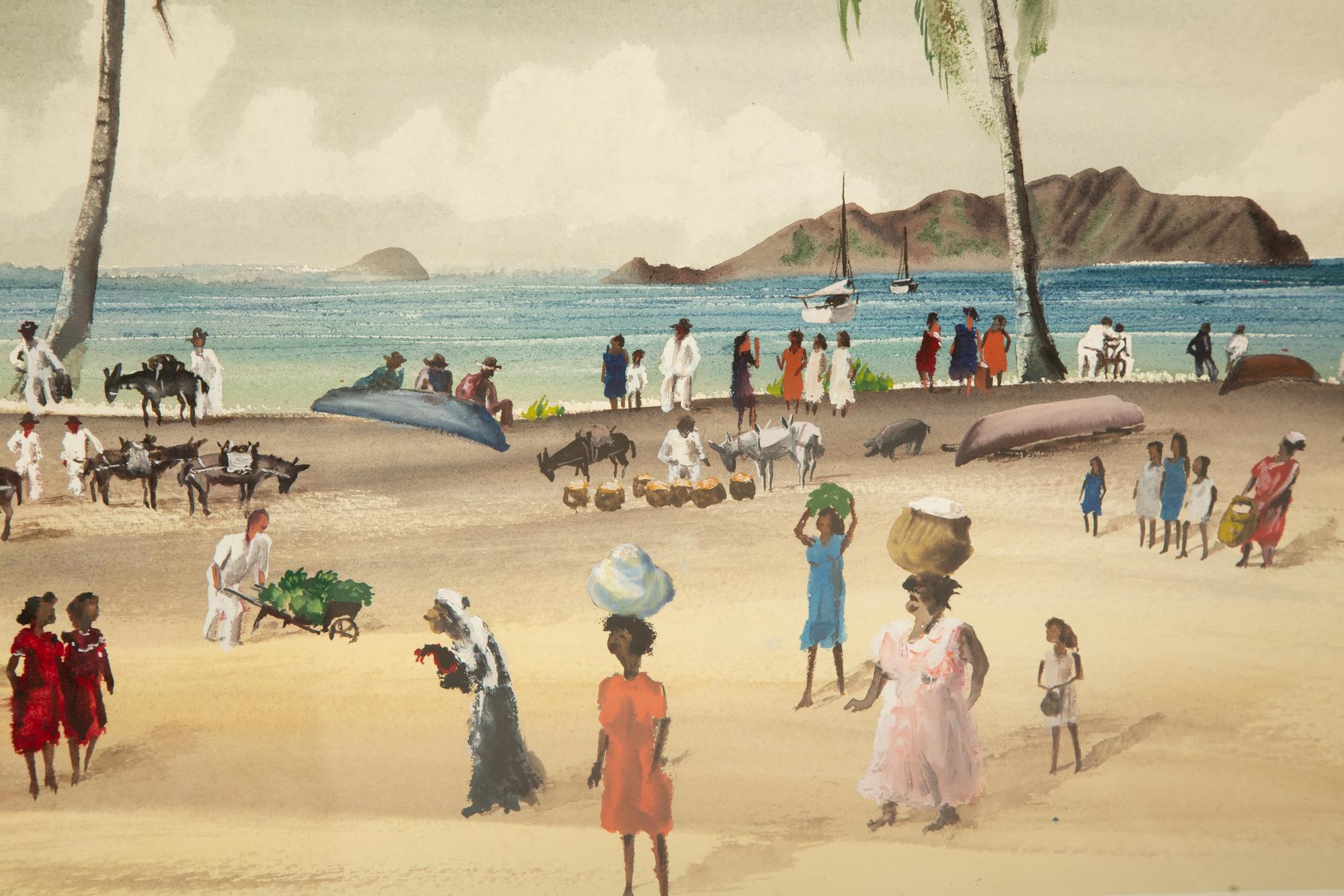 Market Place, Port de la Cruz, 1945