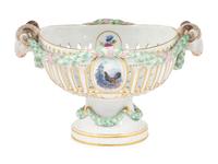 A Meissen Porcelain Centerpiece Basket