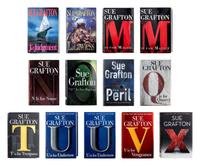 GRAFTON, Sue (1940-2017). A group of 13 works by Grafton from the Alphabet Series featuring Kinsey Millhone, MOST FIRST EDITION. FIRST ISSUE, comprising: