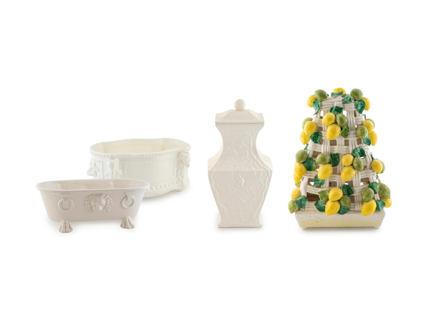 A Group of Four Italian Ceramics — 20TH CENTURY