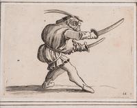 A pair of etchings (one from Les Petites Misères de la Guerre, the other from Gobbi)