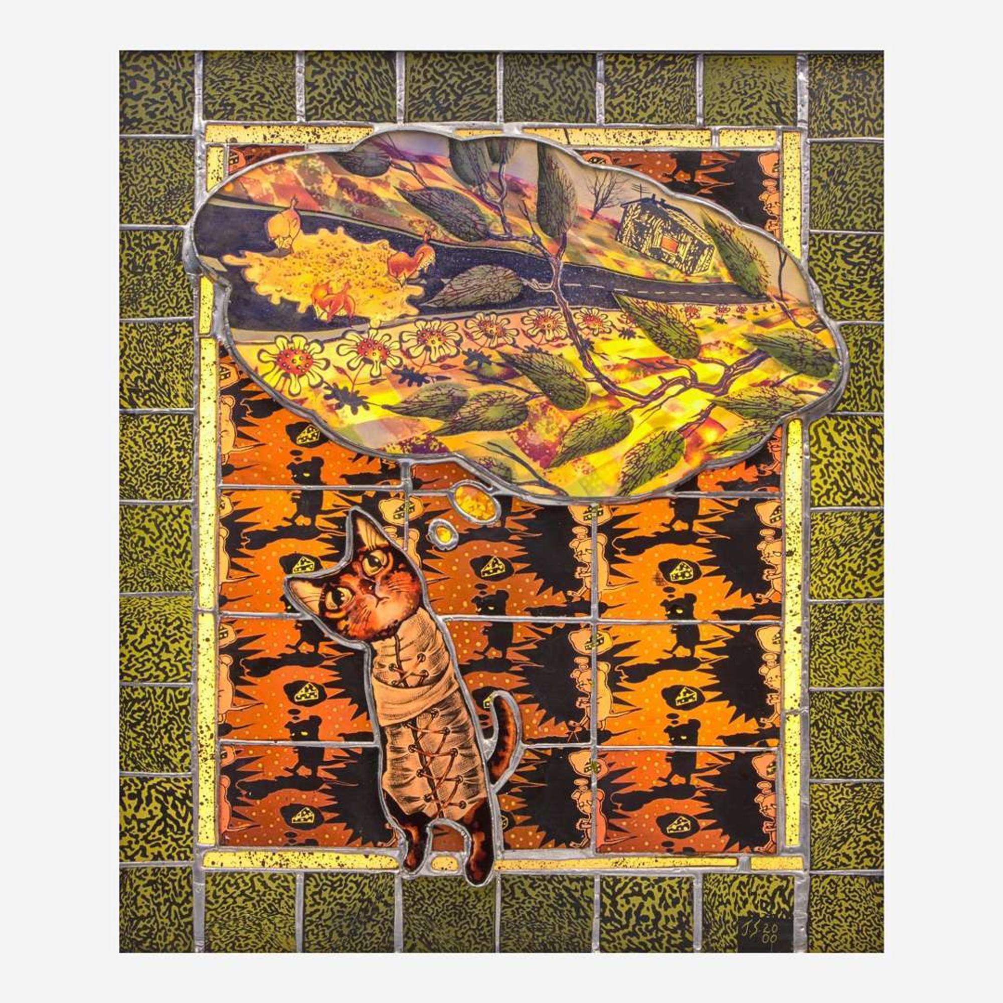 Judith Schaechter (American, b. 1961) Dreams of Cheese