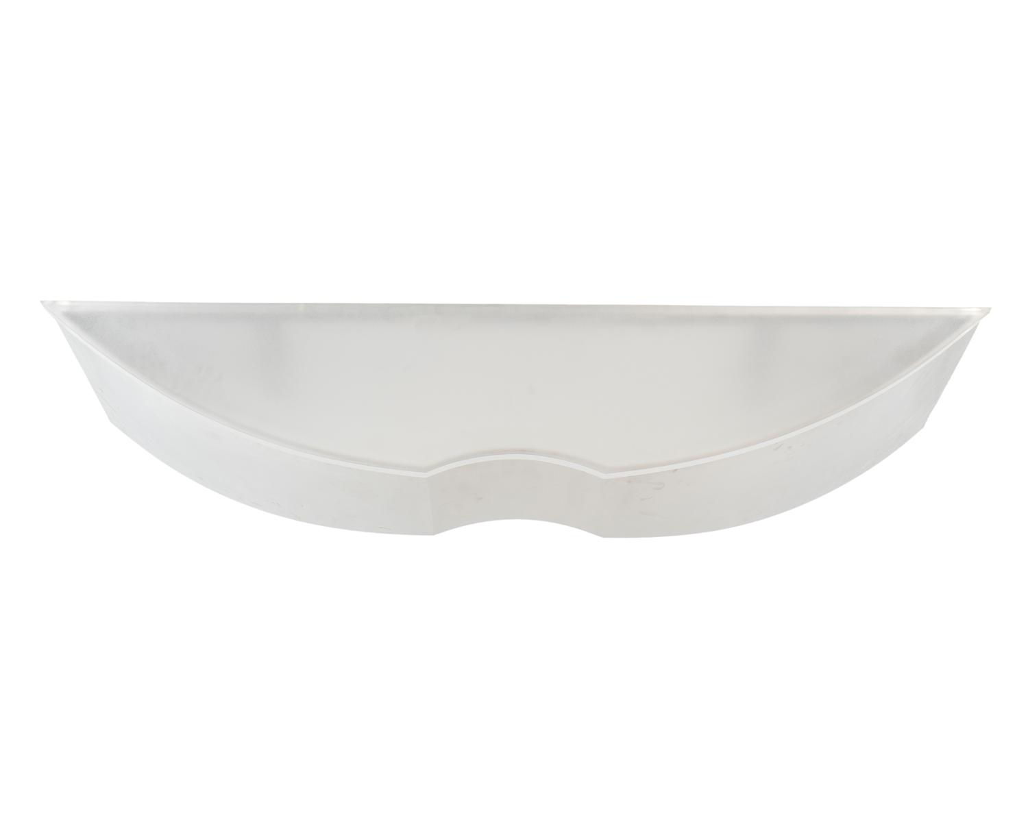 A Contemporary Chrome and Frosted Glass Top Wall Mounted Console — 20TH CENTURY