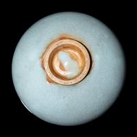A Chinese Jun Type Glazed "Bubble" Bowl 鈞窯茶圓