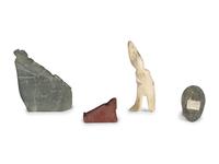 Inuit Carved Stone and Antler Sculptures, PLUS