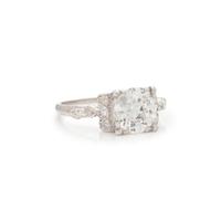 ANTIQUE, PLATINUM AND DIAMOND RING